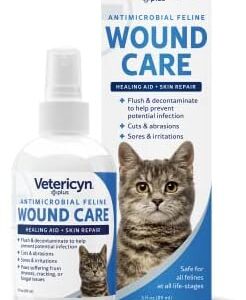 Vetericyn Plus Cat Wound Care Spray | Feline Healing Aid and Skin Repa…