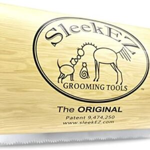 SleekEZ Original Deshedding Grooming Tool for Dogs, Cats & Horses – Un…