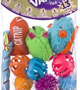 HARTZ Just For Cats Toy Variety Pack – 13 Piece, All Breed Sizes