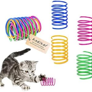 Andiker Cat Spiral Spring, 12 Pc Cat Creative Toy to Kill Time and Kee…