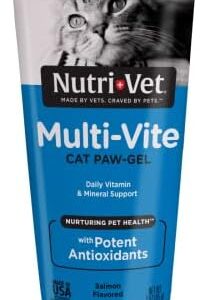 Nutri-Vet Multi-Vite Multivitamin Paw Gel for Cats – Daily Vitamin and…