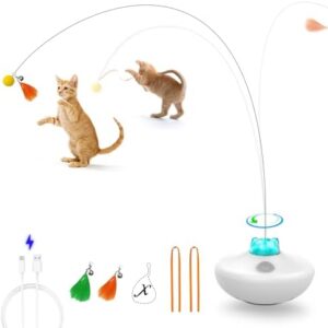 Interactive Cat Toys Cat Exercise Tumbler, Rechargeable Cat Toys for I…