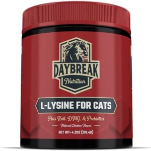 L-Lysine for Cats and Kittens – 900 mg L Lysine Powder for Cats for Im…