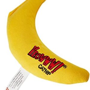 Yeowww! Catnip Toy, Yellow Banana