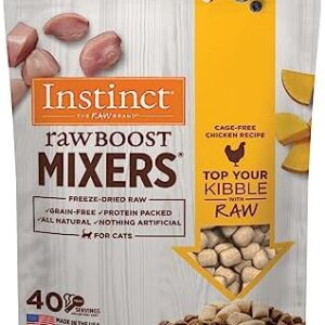 Instinct Raw Boost Mixers Freeze Dried Raw Cat Food Topper, Grain Free…