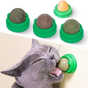 Potaroma Catnip Toys Balls 4 Pcs, Extra Cat Energy Ball, Edible Kitten…