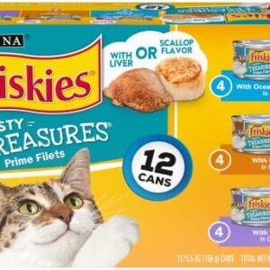 Purina Friskies Gravy Wet Cat Food Variety Pack, Tasty Treasures Prime…