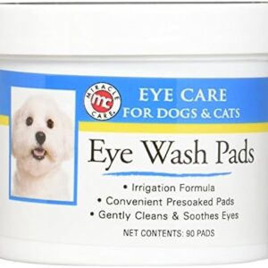 Eye Wash Pads – 90 count; Eye Care for Dogs and Cats, Soft Pet Wipes f…