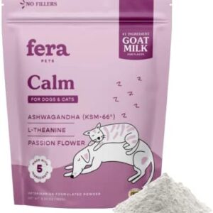 Fera Pets Calming Goat Milk Cat & Dog Food Topper – Vet Created – Pet …