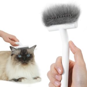 aumuca Cat Brush for Long Haired Cats, Dog Brush for Shedding Grooming…