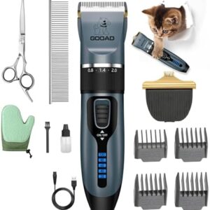 Cat Clippers for Matted Hair, Cat Grooming Kit, Cordless Cat Shaver fo…