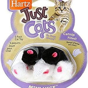 Hartz Just for Cats Mini Mice Cat Toy (5 Pack)