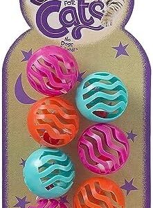 Hartz Just For Cats Midnight Crazies Cat Toy Balls – Assorted, for All…