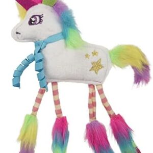 SmartyKat Dazzle Unicorn Crinkle Plush Catnip Cat Toy – White, One Siz…