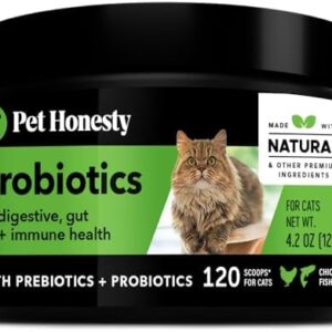 Pet Honesty Digestive Probiotics Max Strength for Cats Supplement – Di…