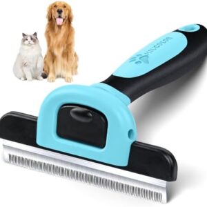 MIU COLOR Pet Grooming Brush, Deshedding Tool for Dogs & Cats, Effecti…