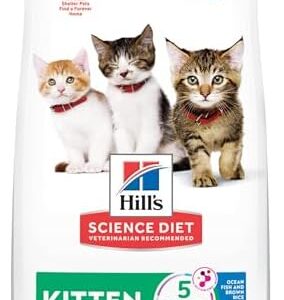 Hill’s Science Diet Kitten, Kitten Premium Nutrition, Dry Cat Food, Oc…