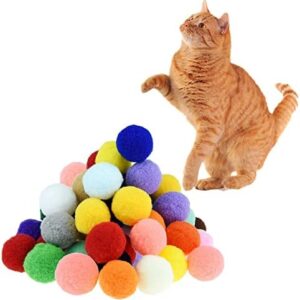 Premium Soft Pom Pom Balls for Kittens – Lightweight, Interactive, Ass…