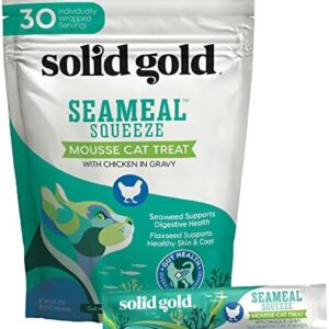 Solid Gold Lickable Cat Treats – Chicken SeaMeal Squeeze Squeezable Ca…