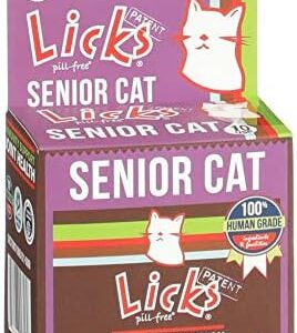 Licks Pill-Free Senior Cat – Joint Support & Digestion Supplement for …