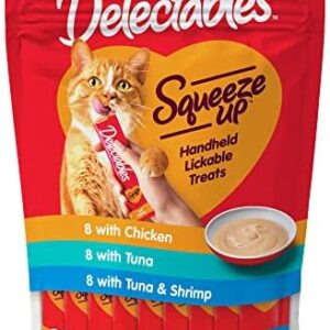 Hartz Delectables Squeeze Up Interactive Lickable Wet Cat Treats for A…