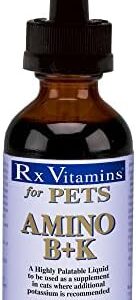 Rx Vitamins Amino B+K Supplement for Cats – Extra Potassium & B-Comple…