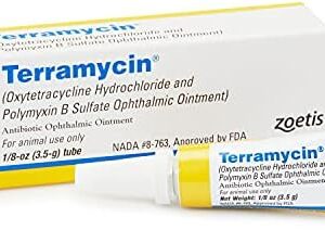 Terramycin Antibiotic Ointment for Eye Infection Treatment in Dogs, Ca…