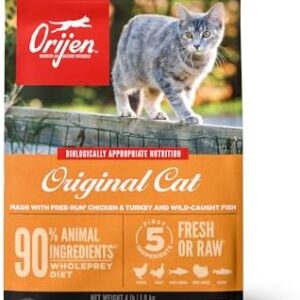 ORIJEN Original Cat, Grain Free Dry Cat Food for All Life Stages, With…