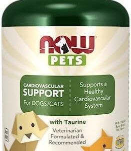 NOW Foods Pet Health, Cardiovascular Support Supplement, Formulated fo…