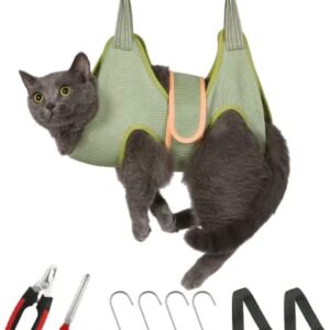 Guzekier Pet Dog Grooming Hammock Harness for Cats & Dogs, Dog Sling f…