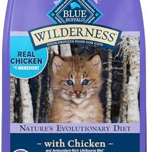 Blue Buffalo Wilderness, Chicken Kitten, 80 Ounce