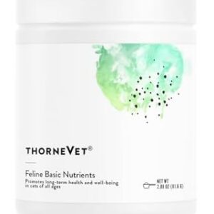 ThorneVet Feline Basic Nutrients – Multivitamin and Mineral Powder Hea…