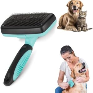 Hertzko Dog Brush for Shedding – Self Cleaning Slicker Brush for Dogs …