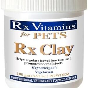 Rx Vitamins Rx Clay Powder for Pets – Anti Gas & Anti Diarrhea for Dog…