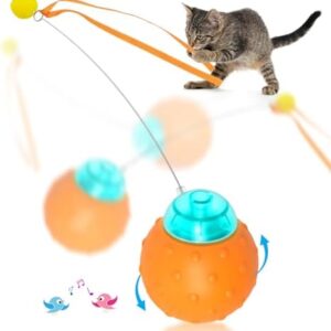 Interactive Cat Toy Ball, Touch Activated Cat Toys for Indoor Cats wit…