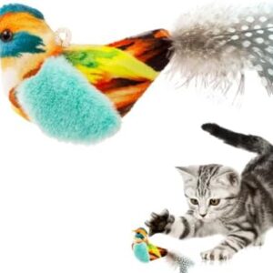 Catnip Cat Toys Boredom Relieve Teeth and Kicking Feather Cat Toys Int…