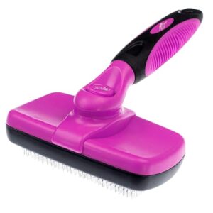 Self Cleaning Slicker Brush for Cat and Dog Coat – Detangler Dog Brush…