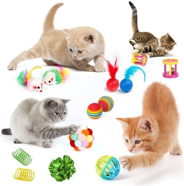 37 PCS Cat Toys, Interactive Kitten Toys for Indoor Kitty, Variety Cat... - Image 6