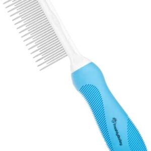 Grooming Comb for Long & Curly Hair in Dogs & Cats – Top Pet Detangler…