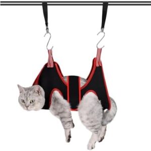 Cat Grooming Hammock Harness for Small Dogs,Pet Hammock Restraint Bag,…