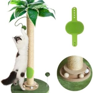 Cat Scratching Post 35” Cat Scratcher Tall Scratching Posts for Indoo…