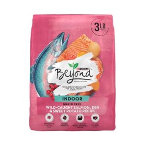 Purina Beyond Natural Grain Free Dry Cat Food Simply Indoor Salmon, Eg…