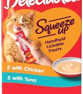 Hartz Delectables Squeeze Up Interactive Lickable Wet Cat Treats for A…