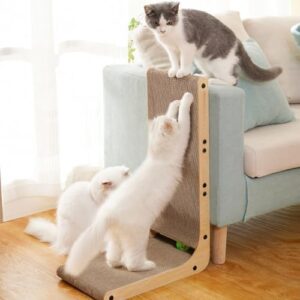 Cat Scratcher, Cat Scratching Post, Cardboard Cat Scratching Board wit…