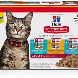 Hill’s Science Diet Adult 1-6, Adult 1-6 Premium Nutrition, Wet Cat Fo…