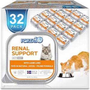 Forza10 Wet Renal Cat Food, Kidney Care Cat Food with Lamb, 3.5 Ounce …