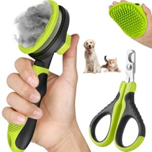 3PCS Cat Grooming Kit | Cat Brush | Cat Brushes for indoor Cats | Cat …