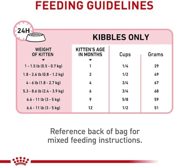 Royal Canin Feline Health Nutrition Dry Kitten Food, Supports Digestiv... - Image 4