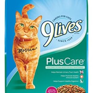 9Lives Plus Care Dry Cat Food, 12 lb. Bag