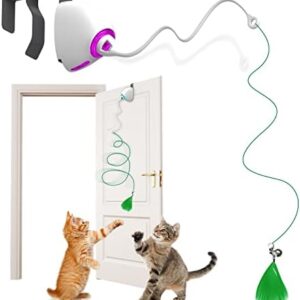 Cat Toys Hanging Door Automatic Cat Toy Interactive Elastic Rope with …